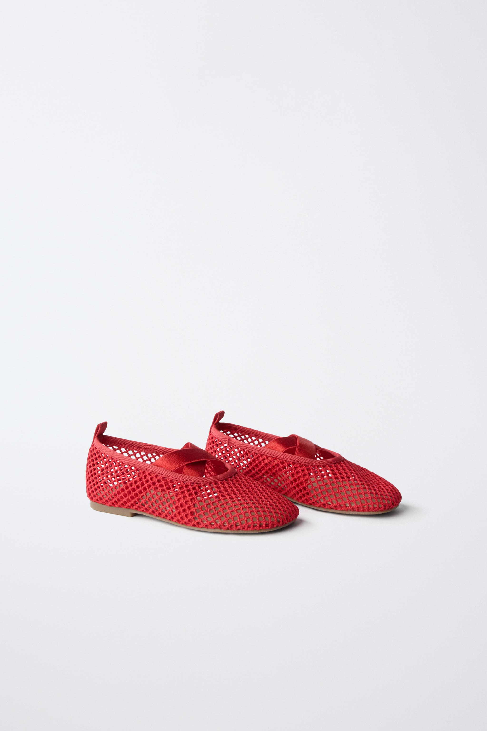 MESH BALLET FLATS